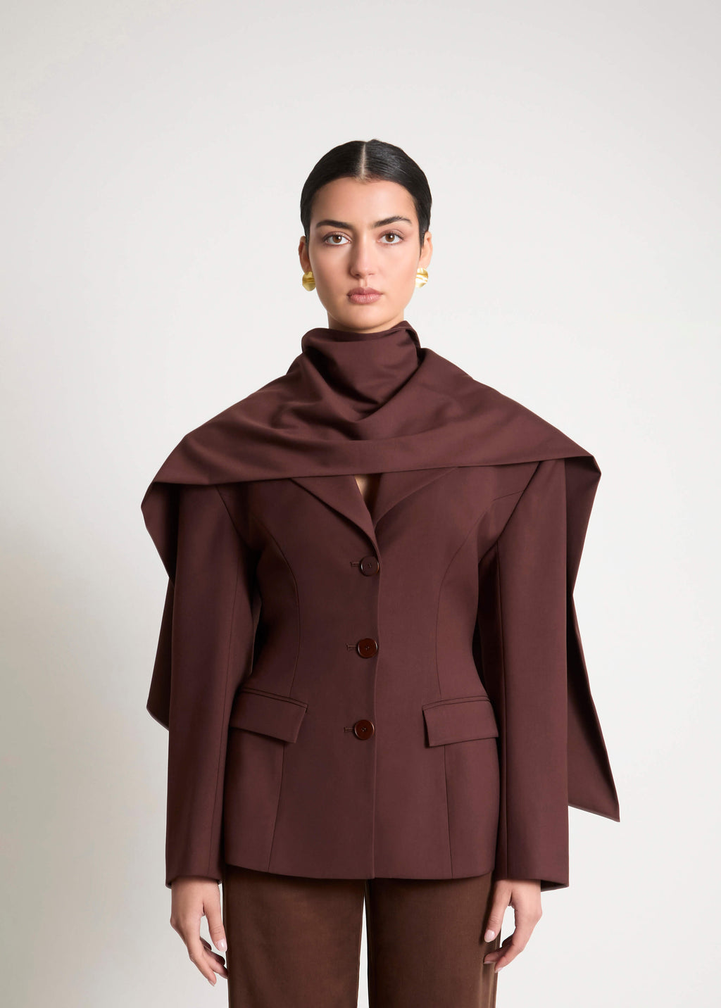 Hourglass Cape Blazer