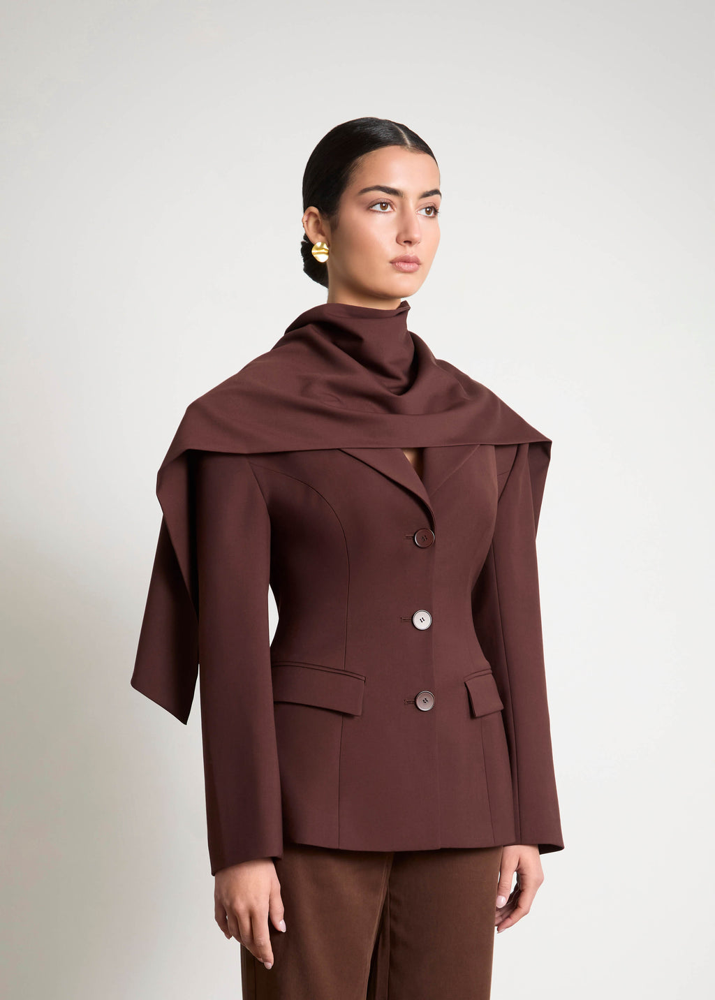 Hourglass Cape Blazer